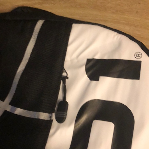 AND1 backpack school book bag black/white - Picture 3 of 5